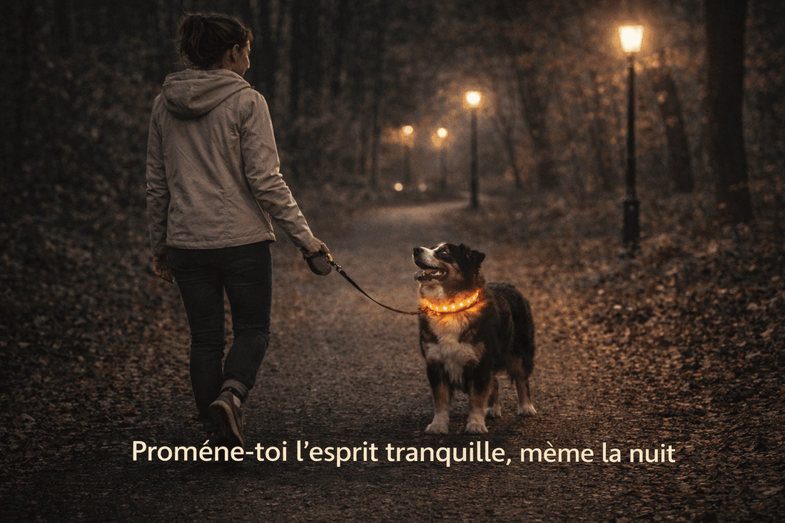 Balade nocturne avec son chien : sécurité, équipement et conseils essentiels - ToutouZEN