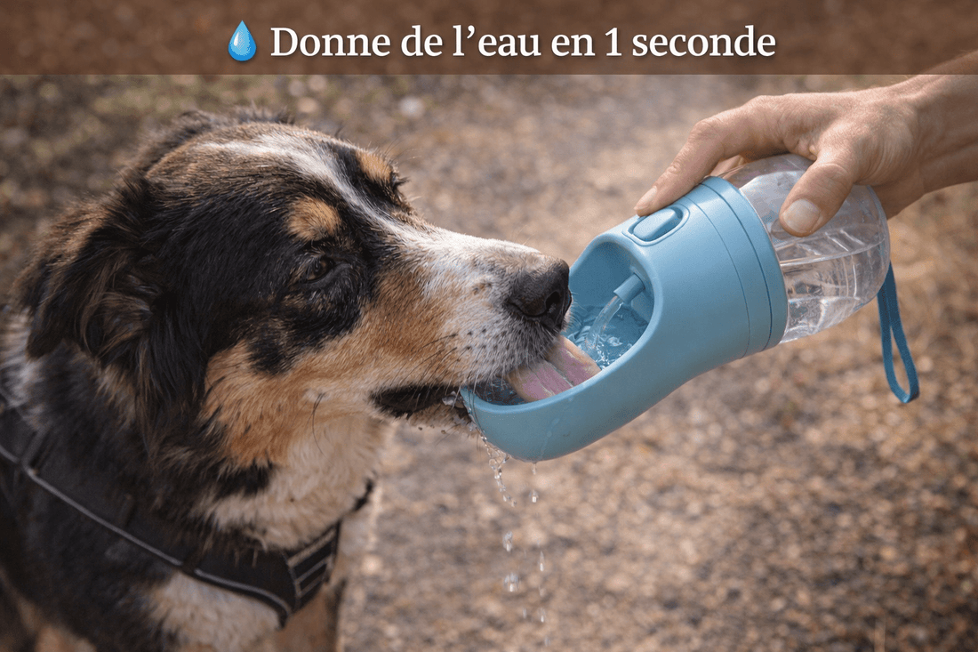 Chien et chaleur : comment hydrater ton chien en balade cet été - ToutouZEN