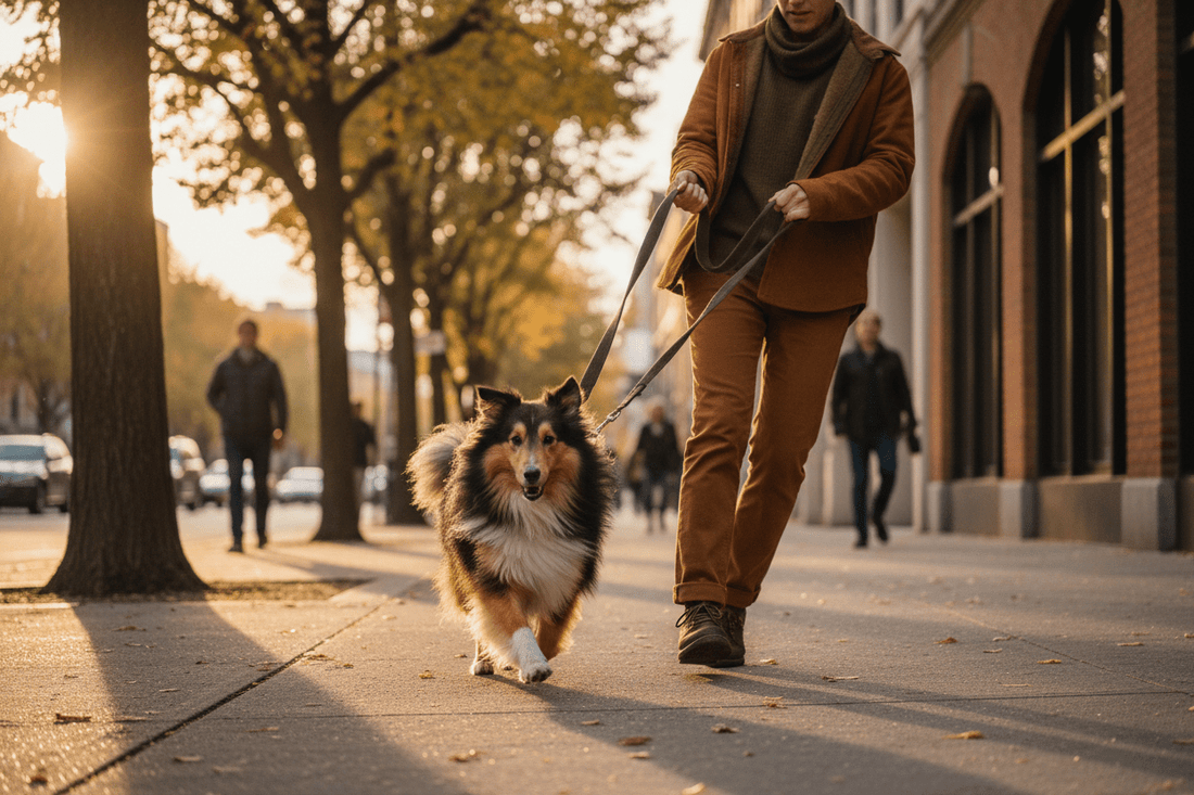 Chien qui tire en laisse avec un harnais : causes et solutions 2026 - ToutouZEN