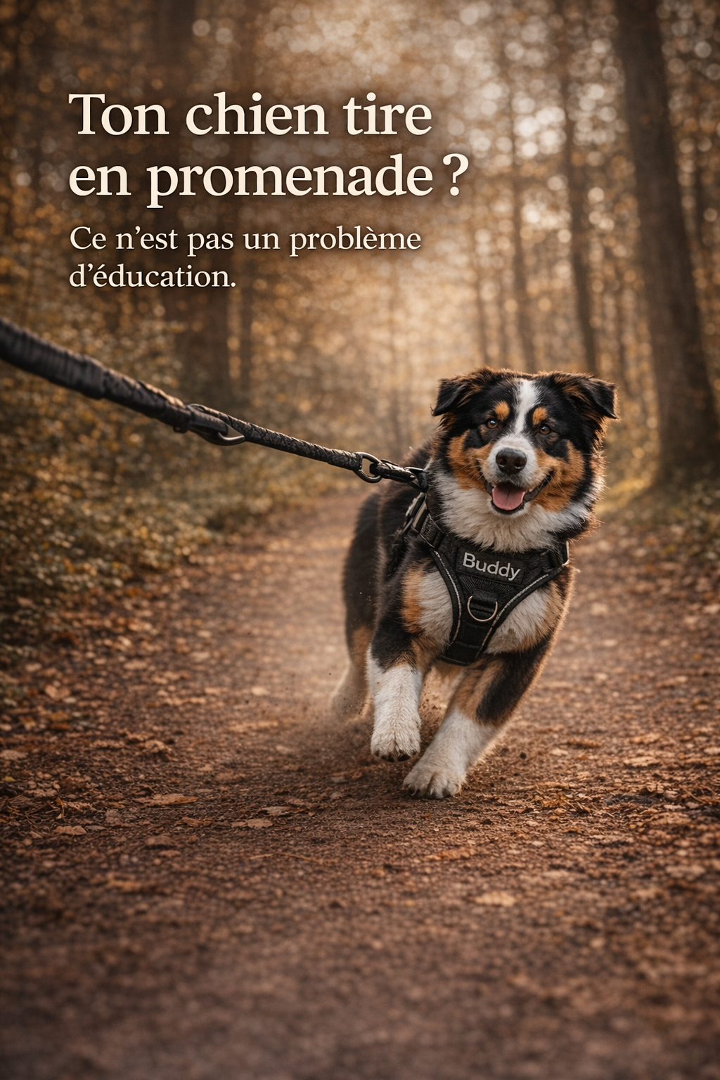 Harnais Anti Traction Personnalisé pour Chien - Confort & Sécurité - ToutouZEN