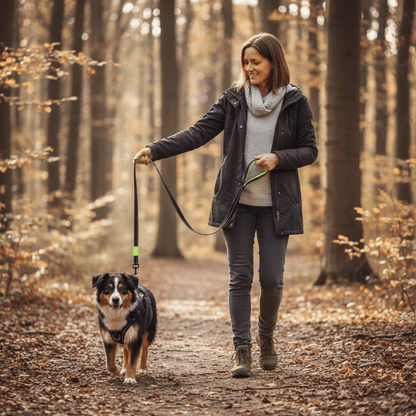 Laisse Double poignée ToutouZen - Contrôle, Sécurité et sérénité à Chaque promenade - ToutouZEN